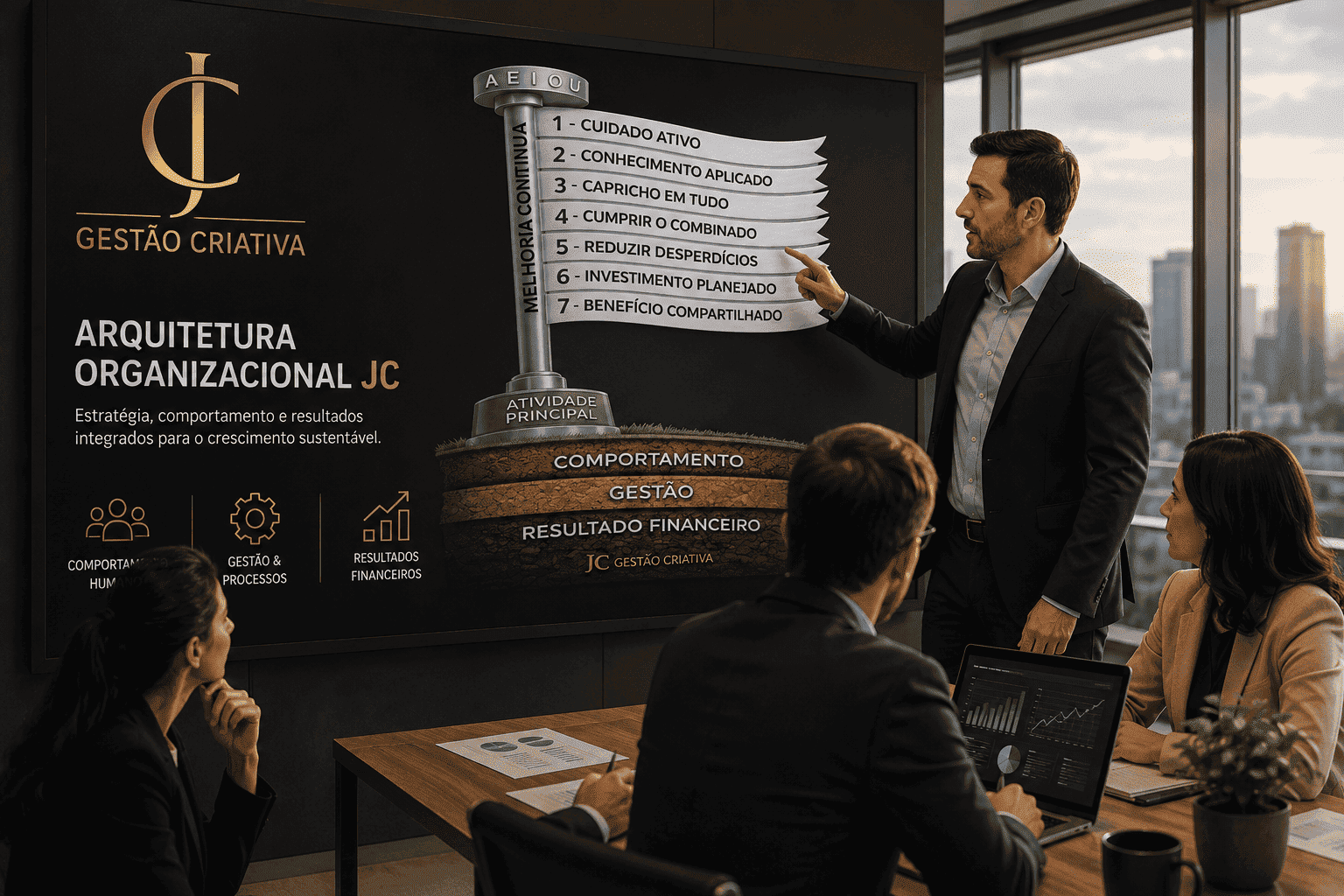 Arquitetura Organizacional JC apresenta nova abordagem para gestão estratégica nas empresas